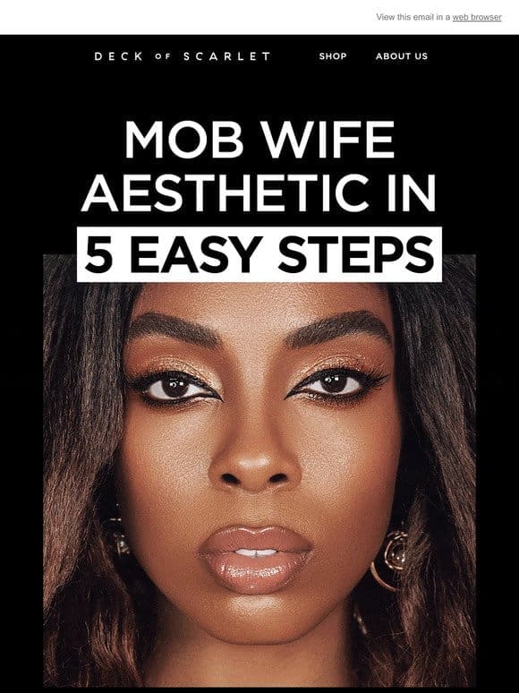 Get the Mob Wife Look in 5 Easy Steps