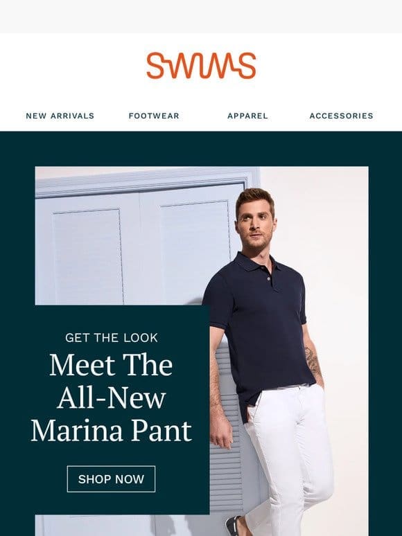 Get the look: The All-New Marina Pant