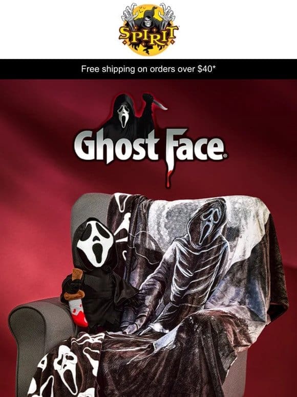 Ghost Face décor & collectibles
