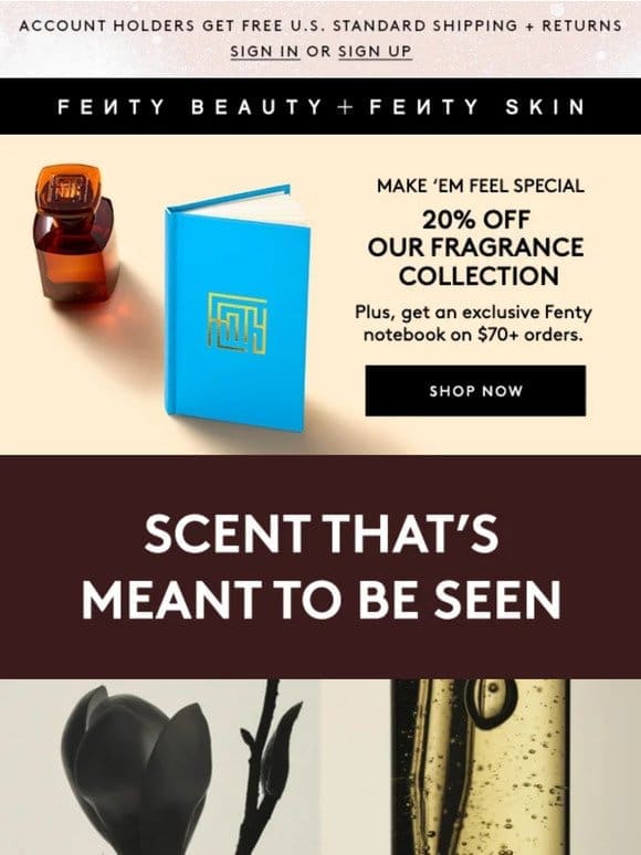 Gift a bold fragrance for you + them