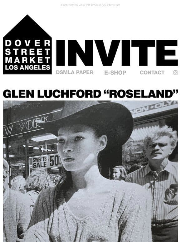 Glen Luchford “Roseland” exclusive book signing Saturday March 2nd