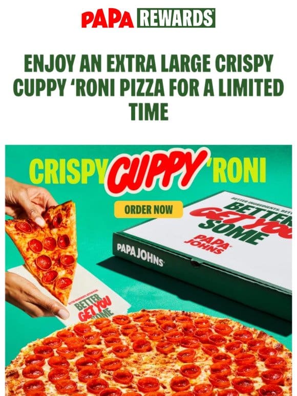 Go Green with Crispy Curly Pepperoni today