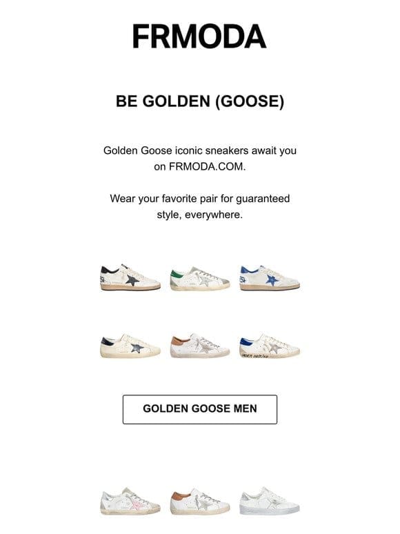 Golden Goose Sneakers: Iconics