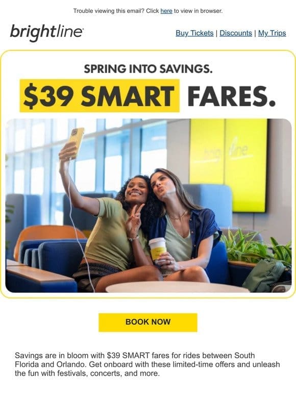 Grab $39 fares before they’re gone!