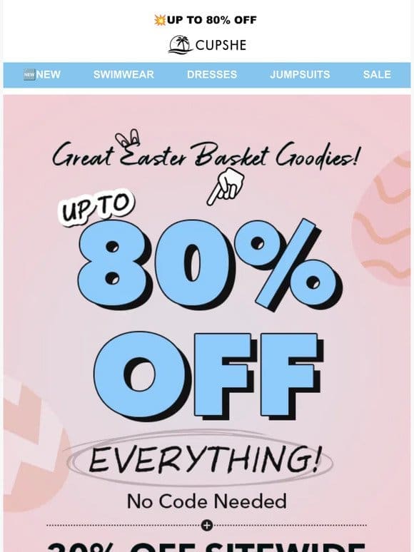 Great Easter Basket Goodies 30% OFF