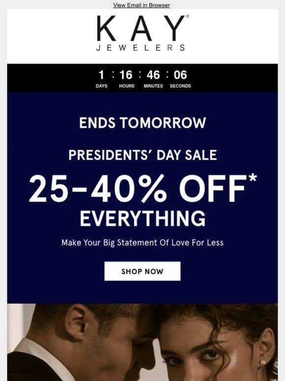 HURRY! 25-40% Off Everything Ends SOON