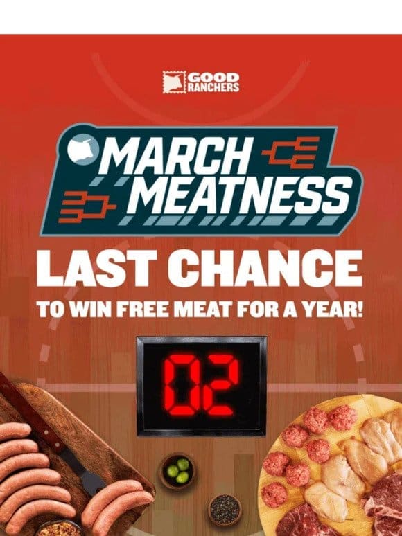 HURRY: Finalize Your March Meatness Bracket