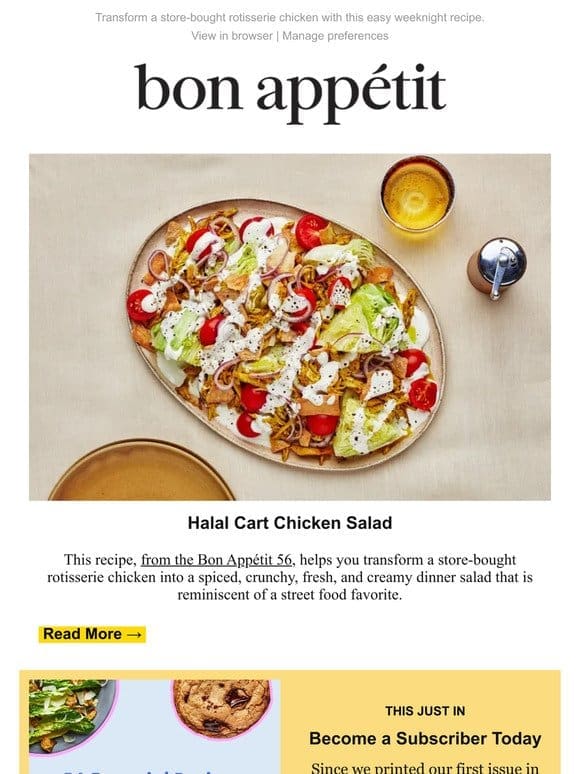 Halal Cart Chicken Salad