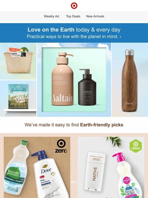 Happy Earth Day! Celebrate with thoughtful swaps