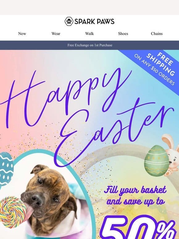 Happy Easter! Treats for pups inside!