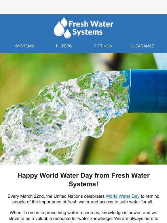 Happy World Water Day from FWS!