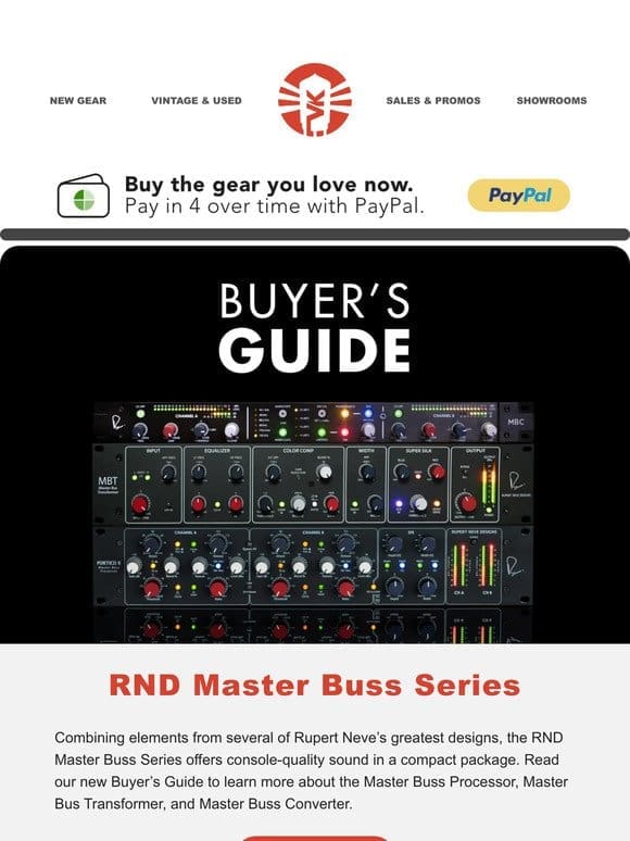 Have You Tried The RND Master Buss Series?