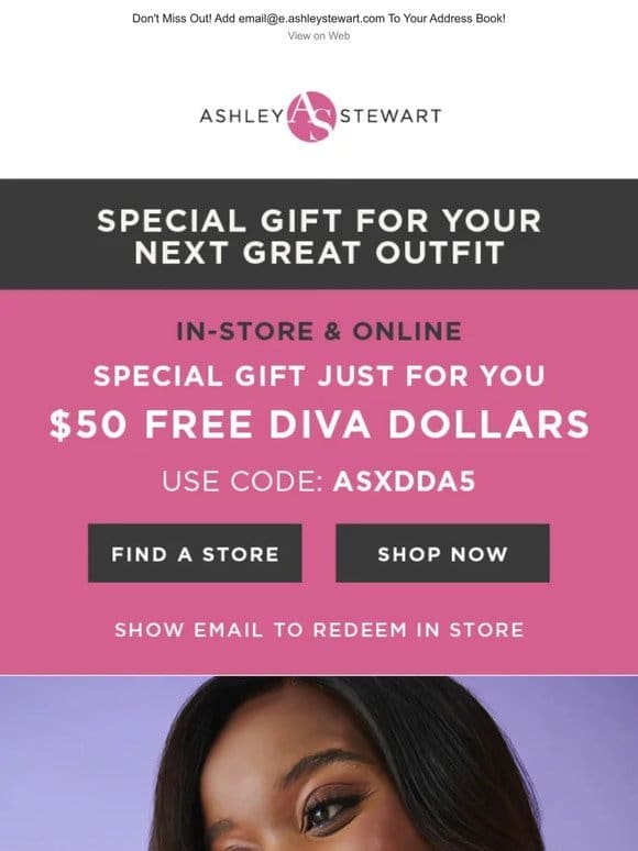 Have you used your DIVA DOLLARS yet?