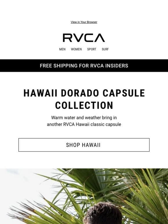 Hawaii Dorado Capsule Collection