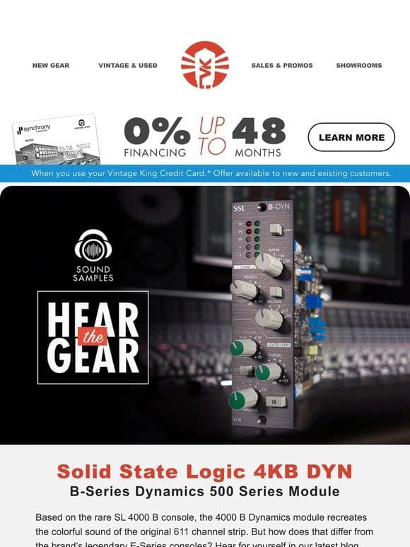 Hear The Gear: SSL B-Series Dynamics