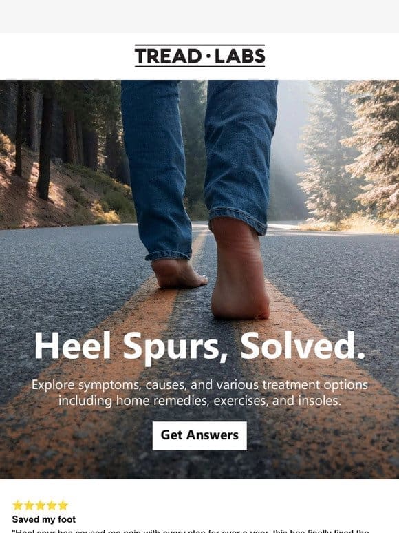 Heels Spurs， Explained and Solved