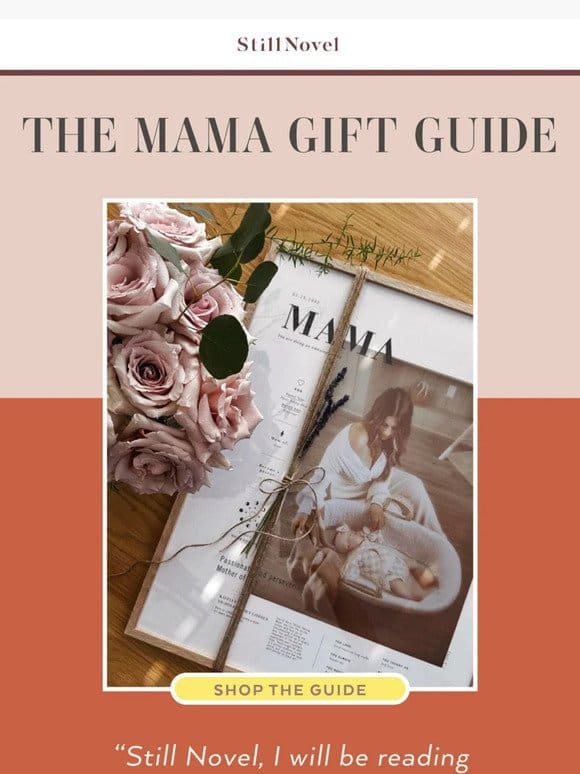 Here it is! Our Annual Gift Guide for Mom