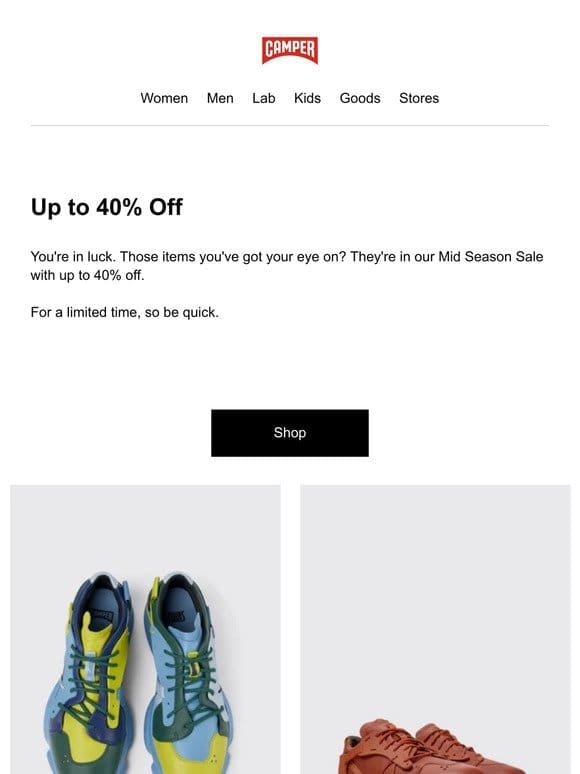 Hey， Want Up to 40% Off That Pair?