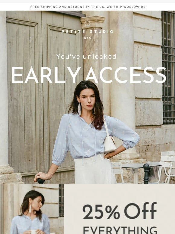 Hi love， Spring Sale Early Access Inside