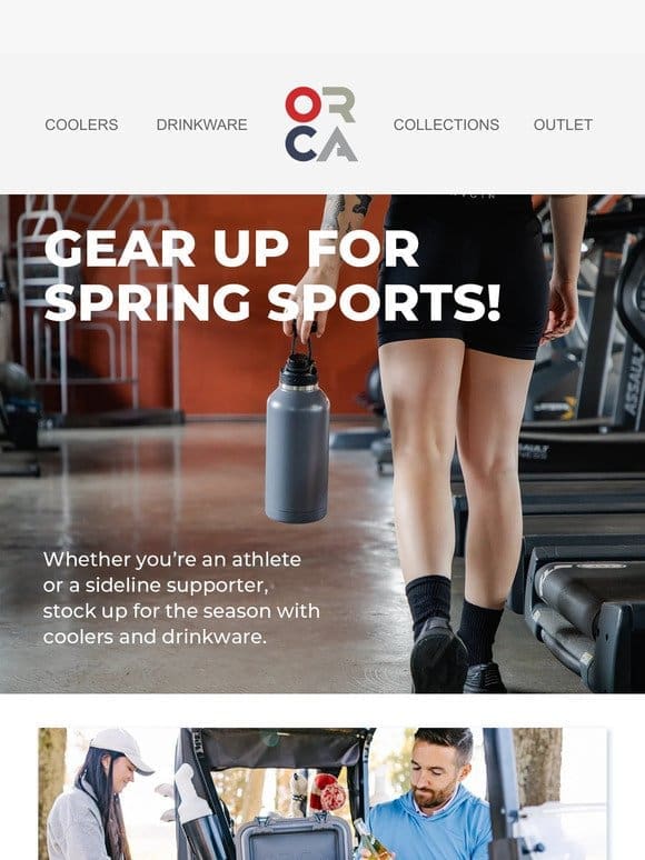 Hit the ground running with gear for your spring sports!
