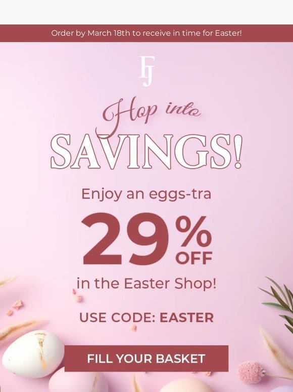 Hop into Savings   29% off code inside!