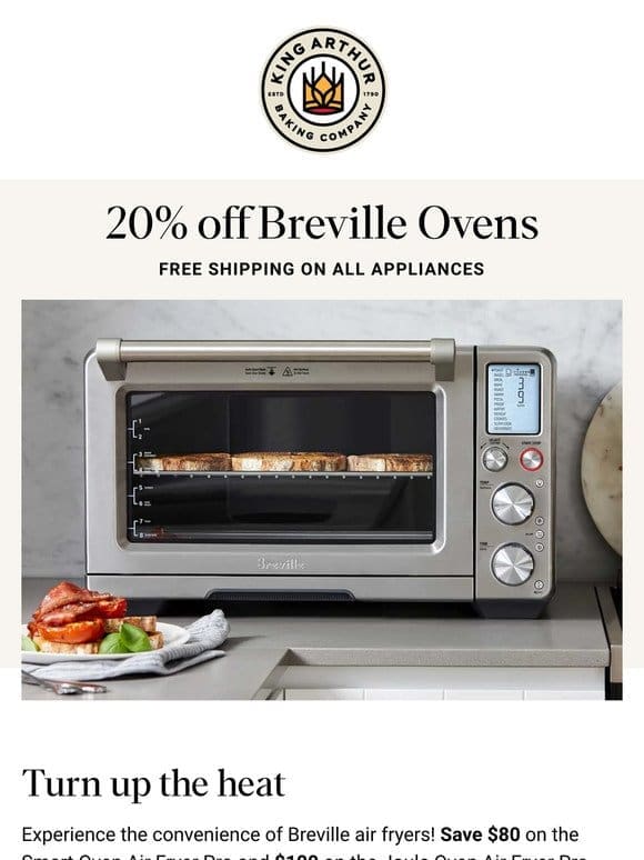Hot Deal! 20% Off Breville Ovens!