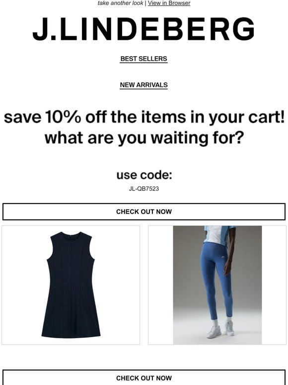 How About 10% Off Items In Your Cart?