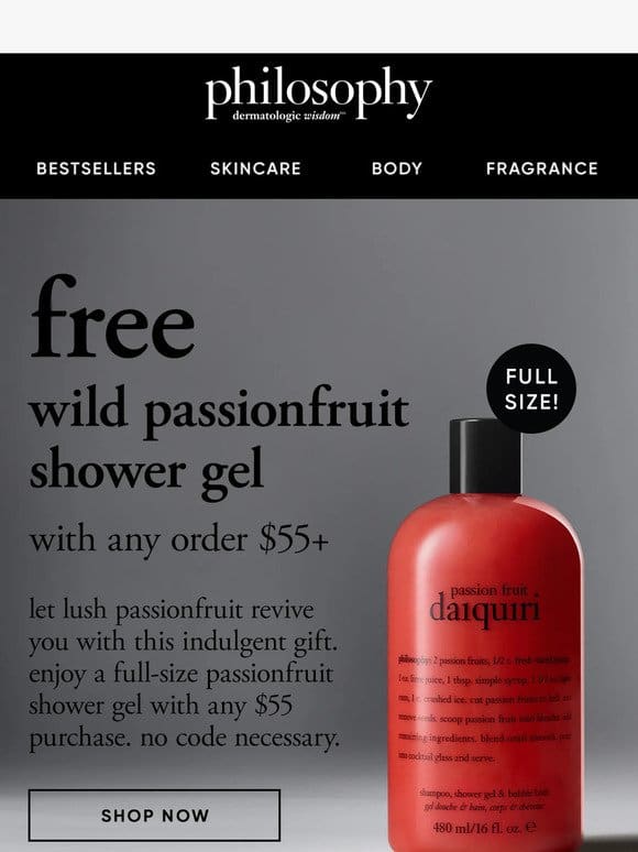 How Does A *Free* Shower Gel Sound?