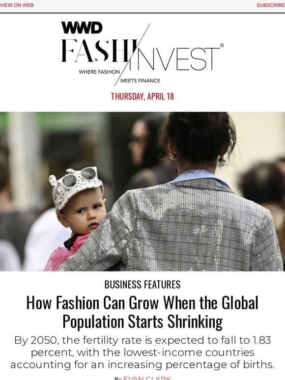 How Fashion Can Grow When the Global Population Starts Shrinking