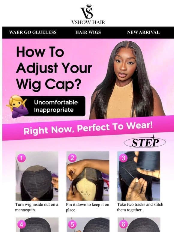 How To Adjust Your Wig Cap？