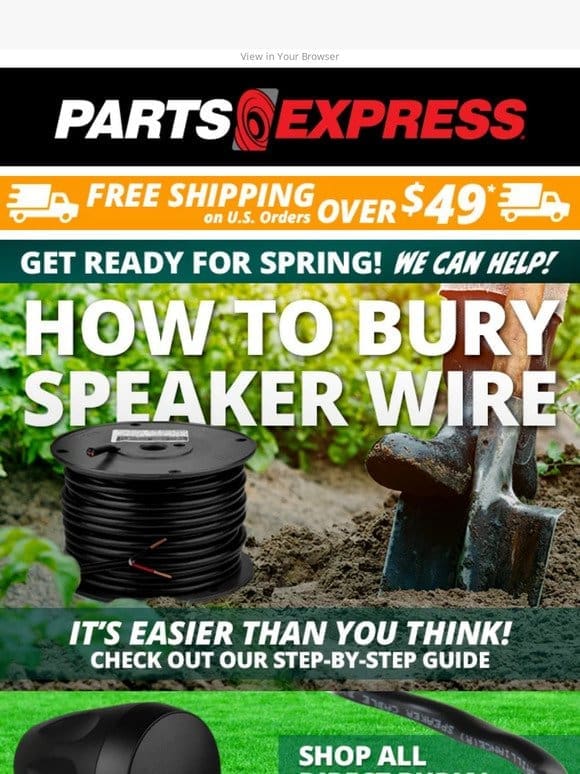 How To Bury Speaker Wire— It’s Easier Than You Think!