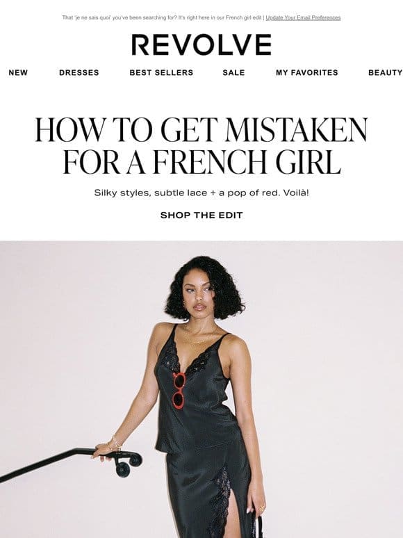 How to get mistaken for a French girl
