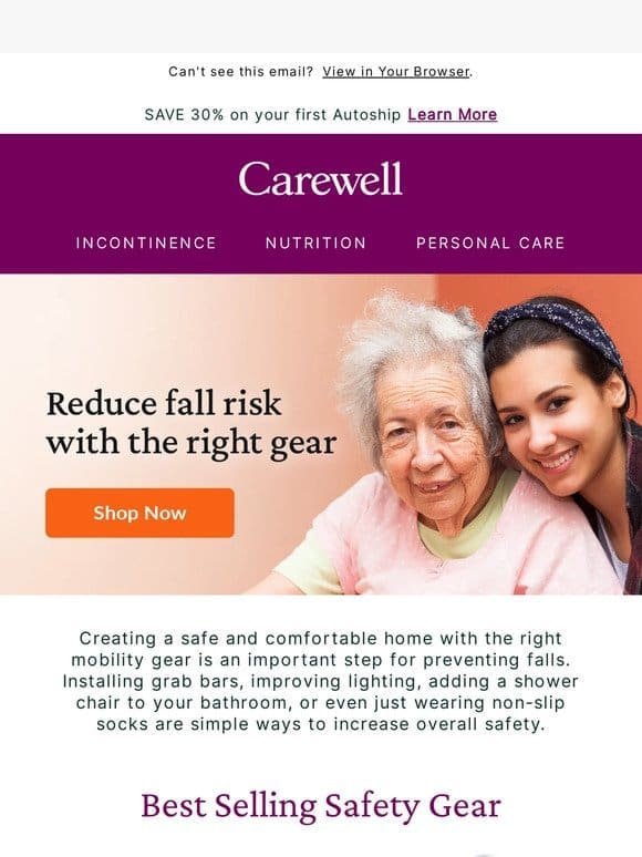 How to: reduce the risk of falls with the right gear
