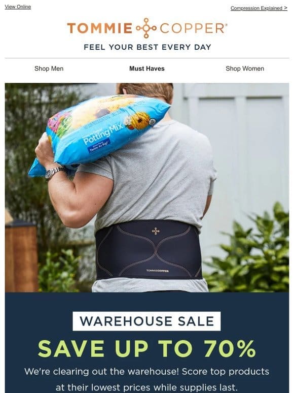Huge Warehouse Sale | Grab Your Deals Before They’re Gone!