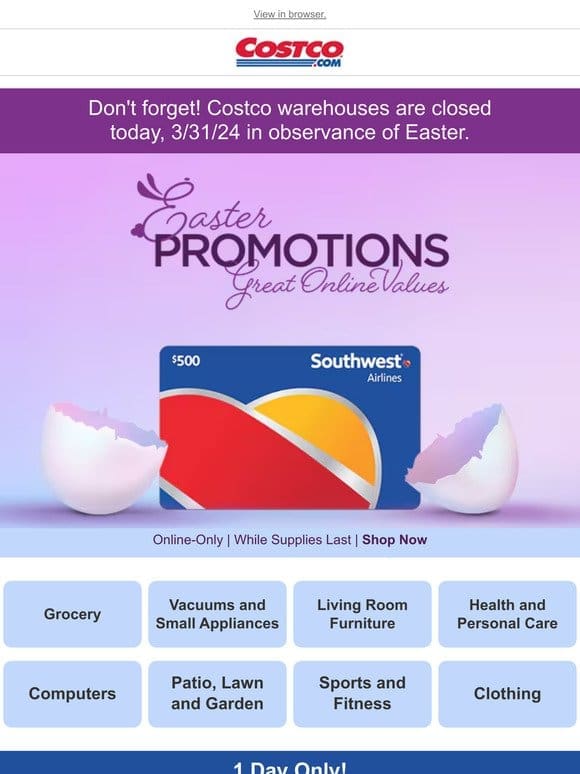 Hunt Now for NEW Easter Savings Starting Today!