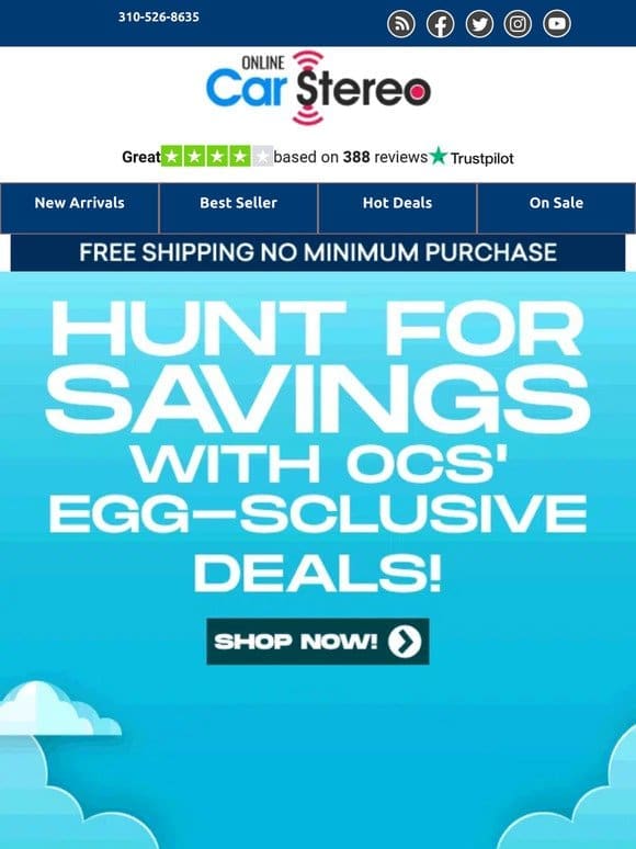 Hunt for Savings With OCS’ Egg-sclusive Deals!
