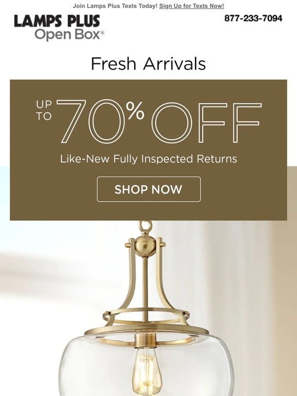 Hurry New Markdowns Arrived – Up to 70% Off
