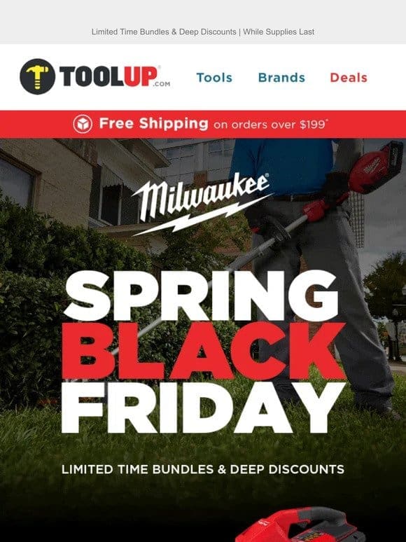 Hurry! These Milwaukee Spring Black Friday Deals Won’t Last!