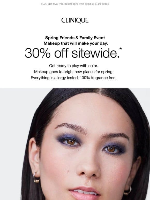 I want all the colors   30% off spring makeup.
