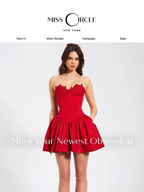 INCOMING: NEW RED MINI DRESS