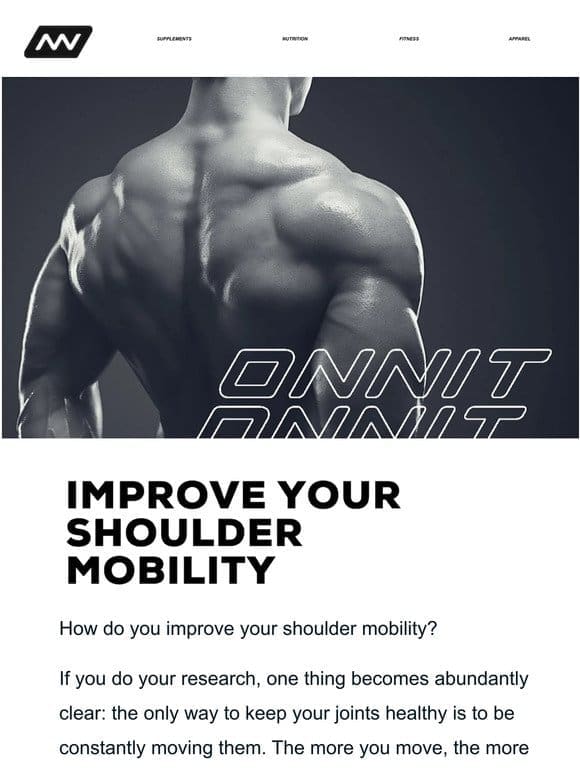 Improve Your Shoulder Mobility