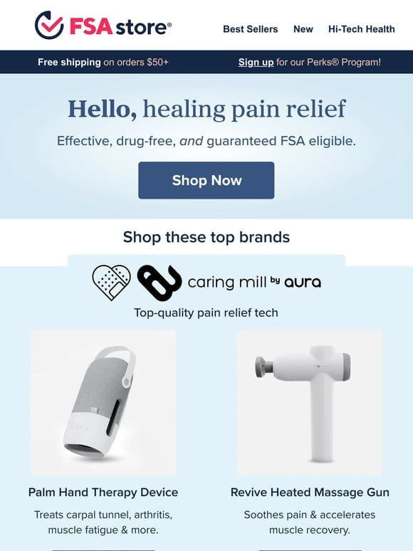 Inside: Top pain relief options
