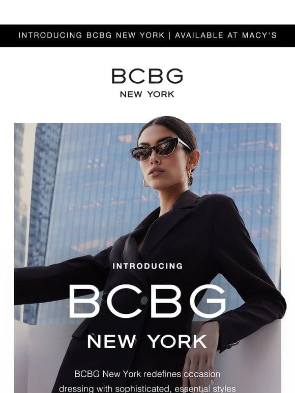 Introducing BCBG New York