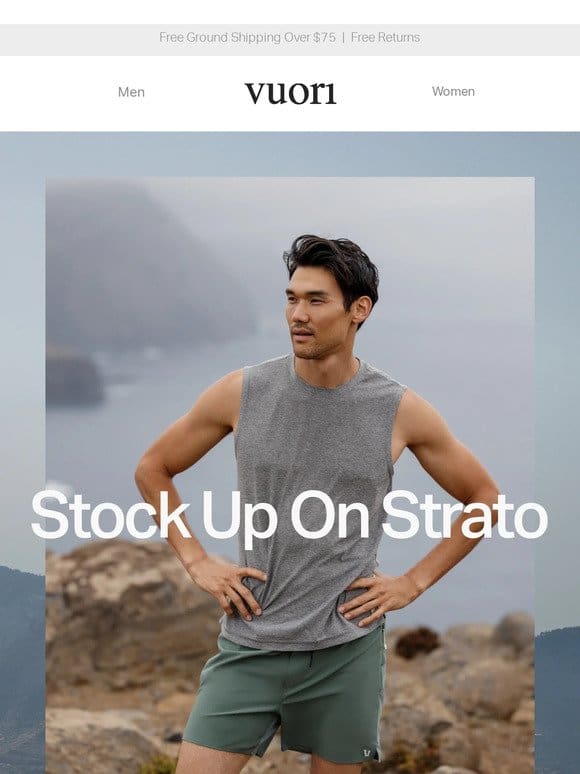 Introducing the Strato Muscle Tee