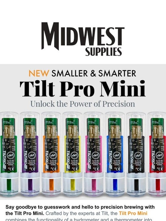 Introducing the Tilt Pro Mini: Your Brewing Companion Awaits!