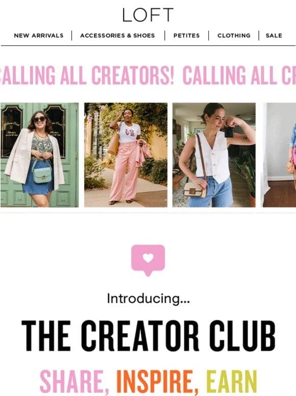 Introducing…The Creator Club!