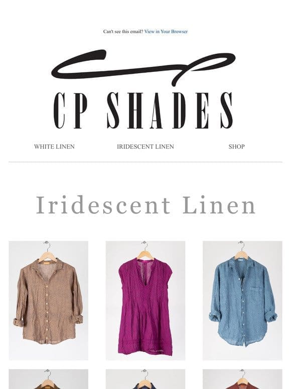 Iridescent Linen Classics