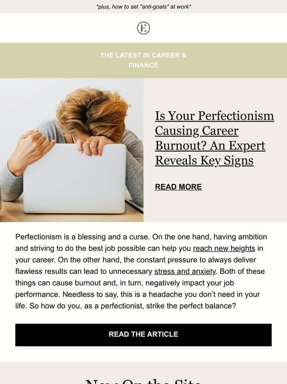 Is Your Perfectionism Causing Burnout?