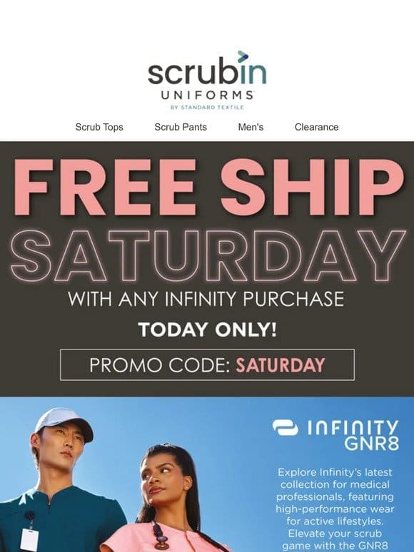 It’s Free Ship Saturday!