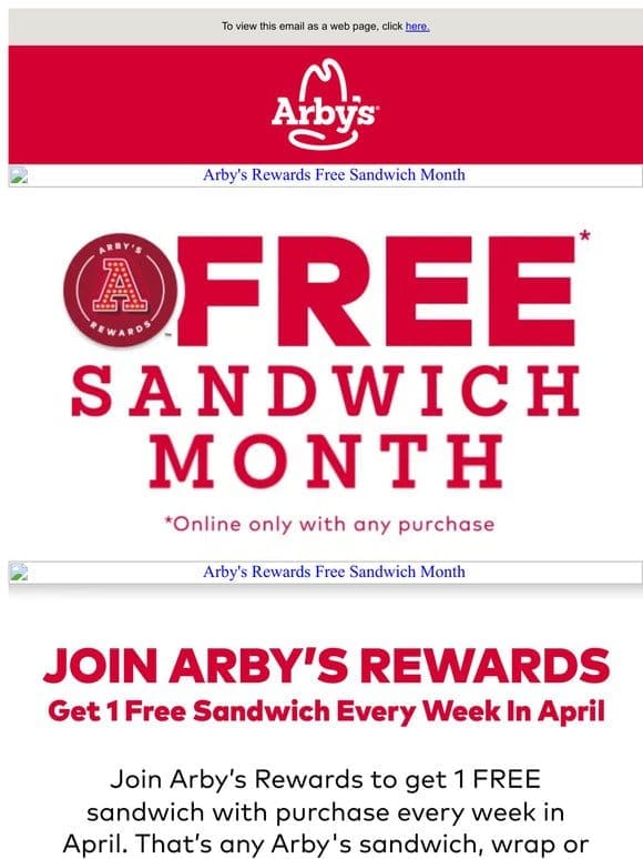 It’s Week 3 of Free Sandwich Month